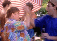 me and maister high five.gif