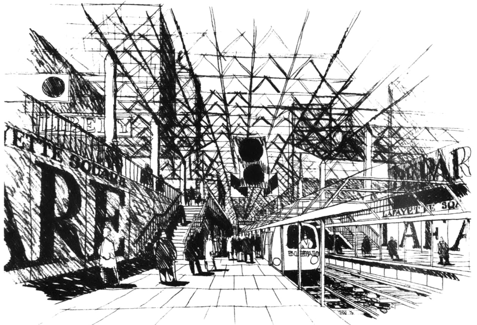 Transit - Metro Rail HRT - 1970-xx-xx Lafayette Square station.jpg