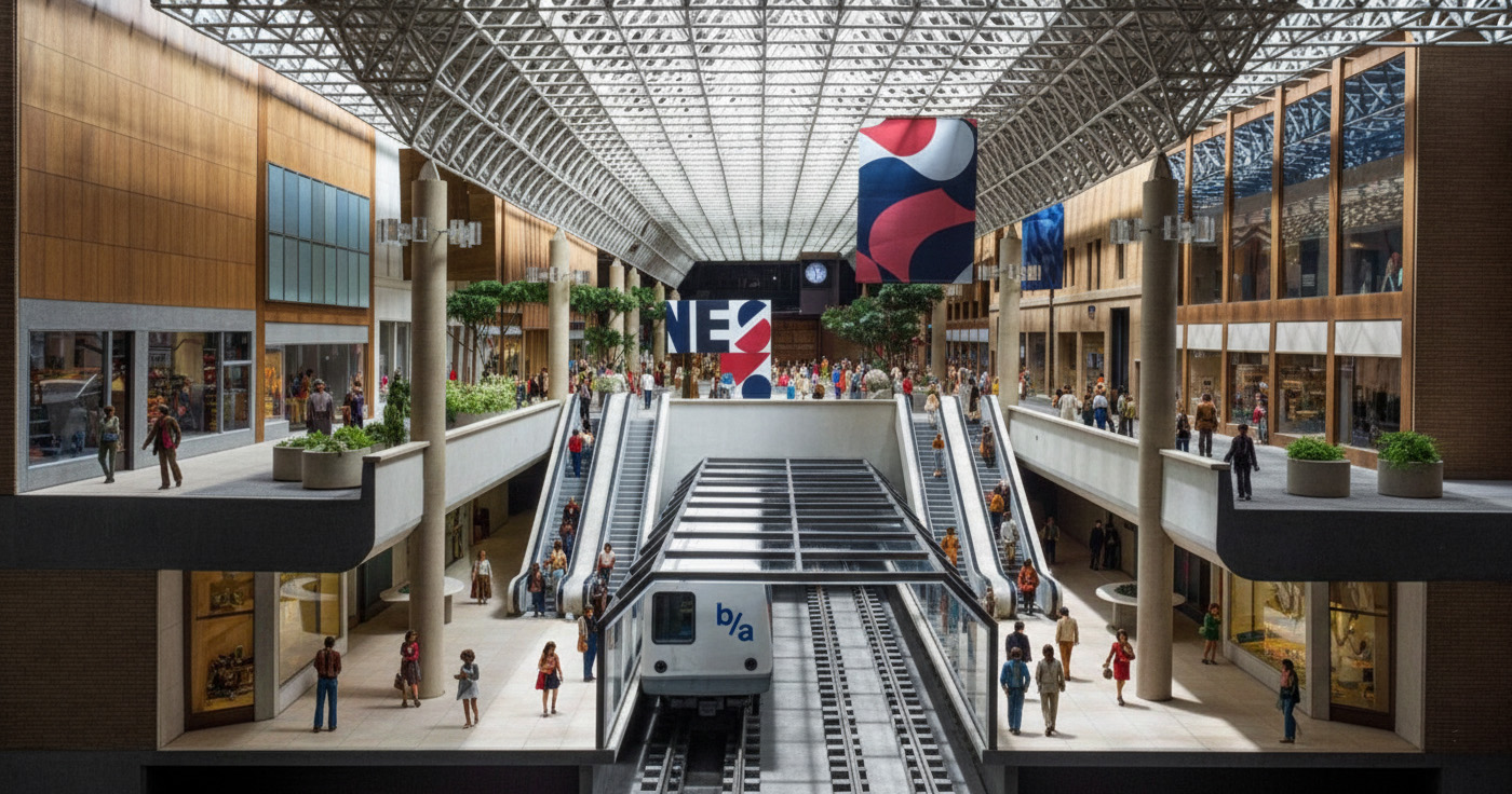 Transit - Metro Rail HRT - 1970-xx-xx Main Street Mall model 03.jpg