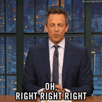 Right Right Right Lol GIF by Late Night with Seth Meyers