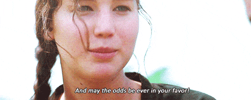 katniss everdeen good luck GIF